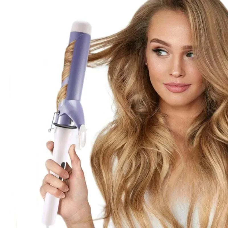 Portable Barrel Curling Wand 40Mm Large Wave Curler Rod Home Big Barrel Negative Iron Professional Hair Curler Styling Tools